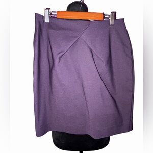 🆕💜 H&M Purple Career Pencil Skirt Size 10 Lined Office Workwear